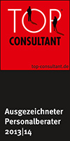 Top Consultant - Ausgezeichneter Personalberater 2013|14